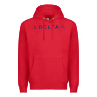 Red DELTA SKY TEAM Premium Hoodie - linhVisuals