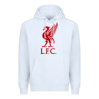 White LIVERPOOL TEAM Premium Hoodie - linhVisuals