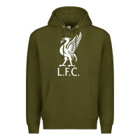 Army Green LIVERPOOL CLUB Premium Hoodie - linhVisuals