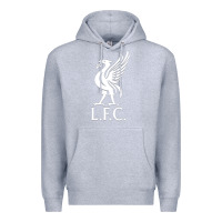 Heather Grey LIVERPOOL CLUB Premium Hoodie - linhVisuals