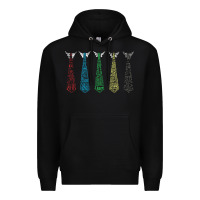 Black tally hall ties Premium Hoodie - linhVisuals