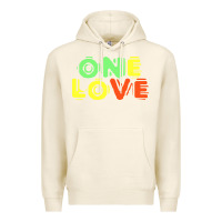 Tofu reggae colors t  shirtone love reggae lovers pattern t  shirt Premium Hoodie - linhVisuals
