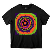 Black halloween tie  dye pattern Heavy Core Tee - RanaPortraitStore