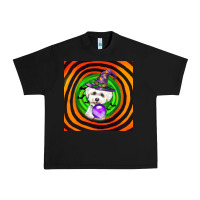 Black halloween bichons frise dog Urban Heavy Tee - LillyAllenDesigns