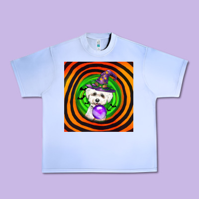 Halloween Bichons Frise Dog Urban Heavy Tee Designed By Lillyallendesigns