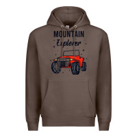 Coffee mountain explorer Premium Hoodie - linhVisuals