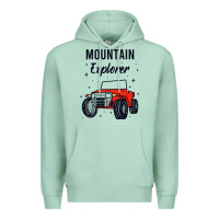 Seafoam mountain explorer Premium Hoodie - linhVisuals