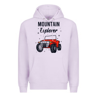 Lilac mountain explorer Premium Hoodie - linhVisuals
