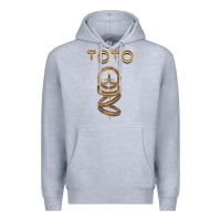 Heather Grey TOTO ROCK Premium Hoodie - linhVisuals