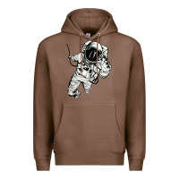 Chestnut astronaut in the space Premium Hoodie - linhVisuals