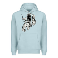 Blue Mist astronaut in the space Premium Hoodie - linhVisuals