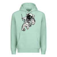 Seafoam astronaut in the space Premium Hoodie - linhVisuals