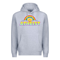 Heather Grey atheist2 Premium Hoodie - linhVisuals