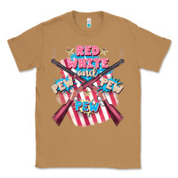 Toasted Coconut Red white and pew pew pew Classic Tee - FaDigitalArtStudio