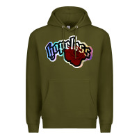 Army Green holographic halsey hopeless fountai Premium Hoodie - linhVisuals