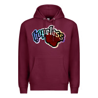 Burgundy holographic halsey hopeless fountai Premium Hoodie - linhVisuals