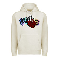 Oatmeal Heather holographic halsey hopeless fountai Premium Hoodie - linhVisuals