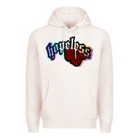 Pale Pink holographic halsey hopeless fountai Premium Hoodie - linhVisuals