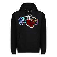 Black holographic halsey hopeless fountai Premium Hoodie - linhVisuals