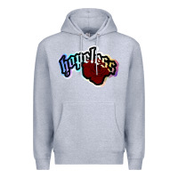 Heather Grey holographic halsey hopeless fountai Premium Hoodie - linhVisuals