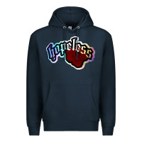 Navy holographic halsey hopeless fountai Premium Hoodie - linhVisuals