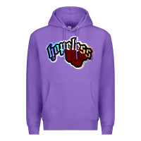 Purple holographic halsey hopeless fountai Premium Hoodie - linhVisuals