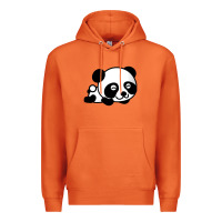 Carrot baby panda bear Premium Hoodie - linhVisuals