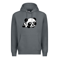 Rock baby panda bear Premium Hoodie - linhVisuals