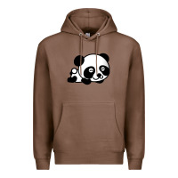 Chestnut baby panda bear Premium Hoodie - linhVisuals