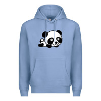 Colony Blue baby panda bear Premium Hoodie - linhVisuals