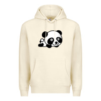 Sandshell baby panda bear Premium Hoodie - linhVisuals