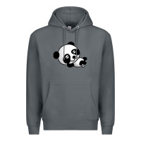 Rock baby panda bear Premium Hoodie - linhVisuals
