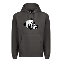Smoke baby panda bear Premium Hoodie - linhVisuals