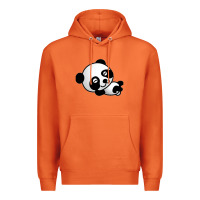 Carrot baby panda bear Premium Hoodie - linhVisuals