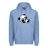 Colony Blue baby panda bear Premium Hoodie - linhVisuals