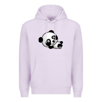 Lilac baby panda bear Premium Hoodie - linhVisuals