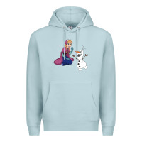 Blue Mist olaf and  elsa Premium Hoodie - linhVisuals
