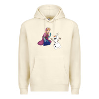 Sandshell olaf and  elsa Premium Hoodie - linhVisuals