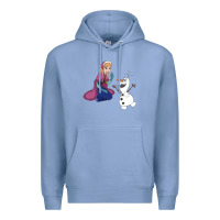 Colony Blue olaf and  elsa Premium Hoodie - linhVisuals