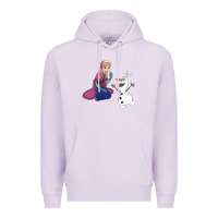 Lilac olaf and  elsa Premium Hoodie - linhVisuals