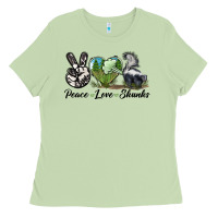 Matcha Peace Love Skunks Ladies Tee - LillyAllenDesigns