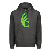 Charcoal Heather wilmington college quaqers Premium Hoodie - linhVisuals