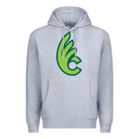 Heather Grey wilmington college quaqers Premium Hoodie - linhVisuals