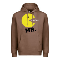 Chestnut Mr Pacman Premium Hoodie - linhVisuals