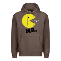 Coffee Mr Pacman Premium Hoodie - linhVisuals