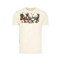 Vintage Arctic Three Christmas Dinosaurs Vintage Tee - LillyAllenDesigns