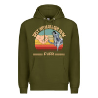 Army Green best weimaraner mom ever mom gift mother's day Premium Hoodie - linhVisuals