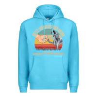 Ocean Blue best weimaraner mom ever mom gift mother's day Premium Hoodie - linhVisuals