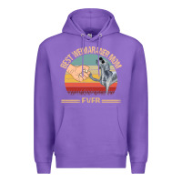 Purple best weimaraner mom ever mom gift mother's day Premium Hoodie - linhVisuals