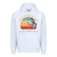 White best weimaraner mom ever mom gift mother's day Premium Hoodie - linhVisuals